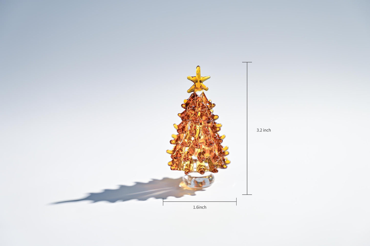 Handmade Stained Glass Christmas Tree, Holiday Tabletop Decor