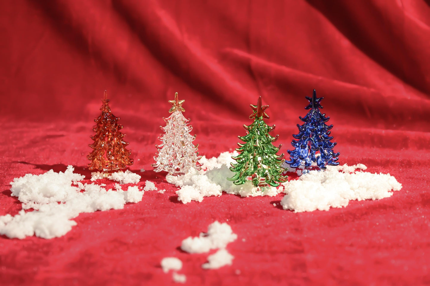 Handmade Stained Glass Christmas Tree, Holiday Tabletop Decor