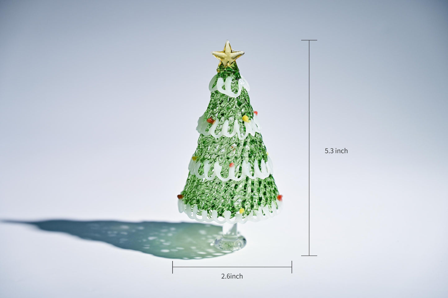 Handmade Stained Glass Christmas Tree, Tabletop Holiday Decor