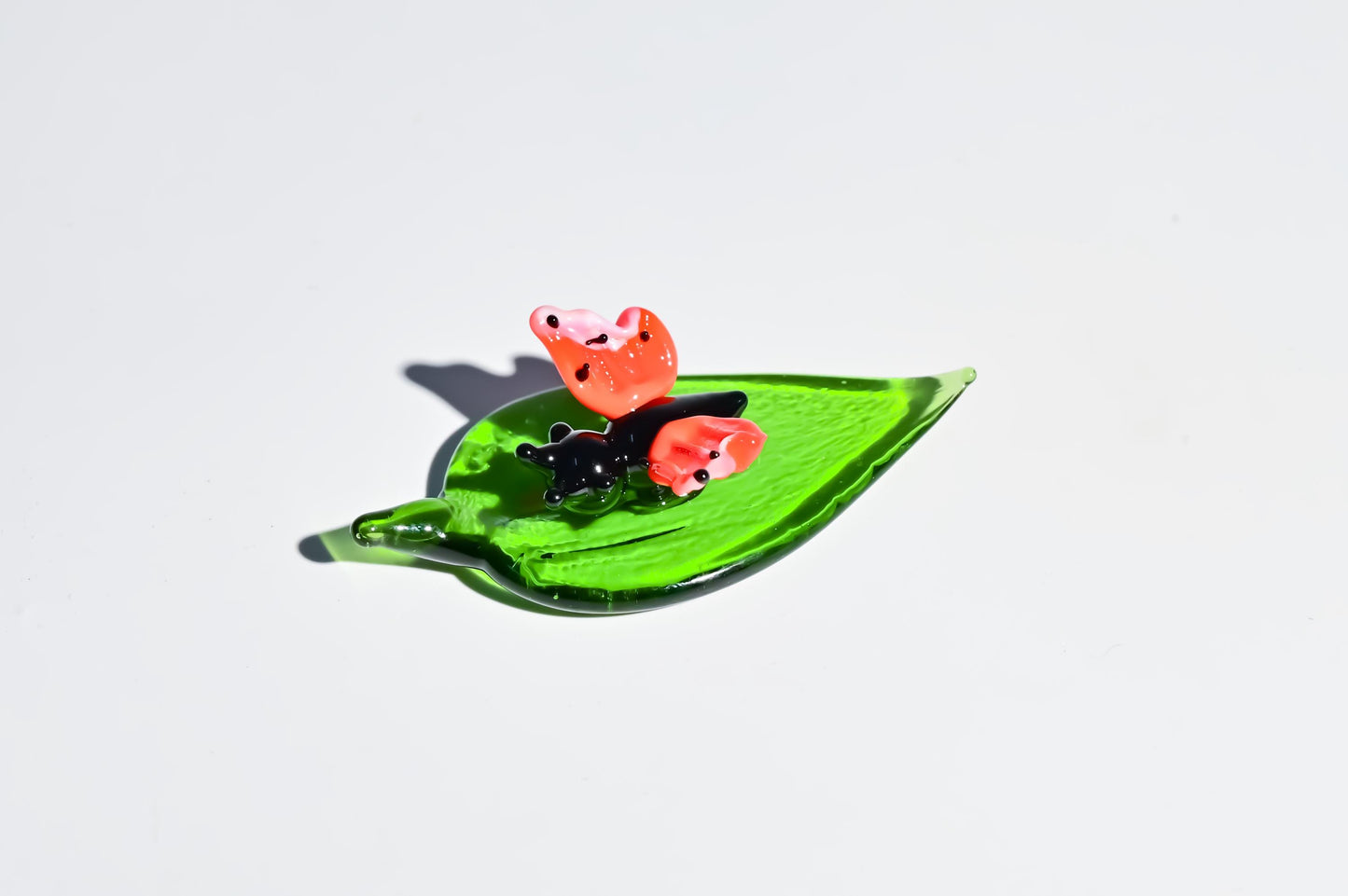 Handmade Glass Bug & Snail Figurine, Mini Glass Bug, Cute Desk Decor, Glass Animal Sculpture, Small Home Decoration,  Christmas Gift Idea