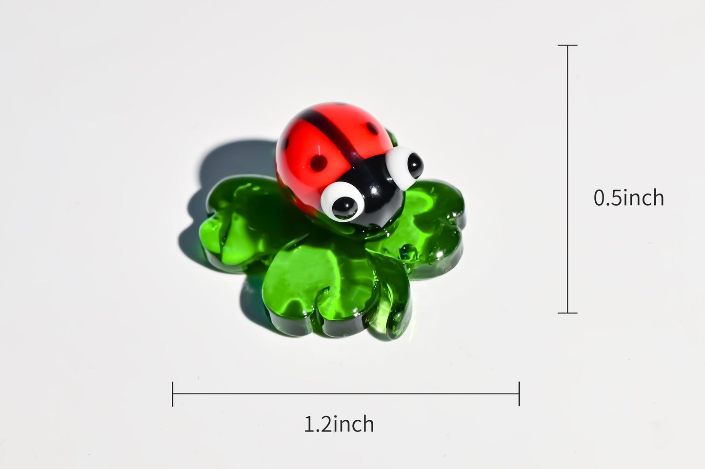 Handmade Glass Bug & Snail Figurine, Mini Glass Bug, Cute Desk Decor, Glass Animal Sculpture, Small Home Decoration,  Christmas Gift Idea
