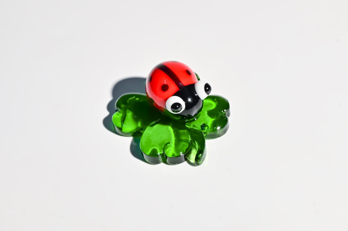 Handmade Glass Bug & Snail Figurine, Mini Glass Bug, Cute Desk Decor, Glass Animal Sculpture, Small Home Decoration,  Christmas Gift Idea