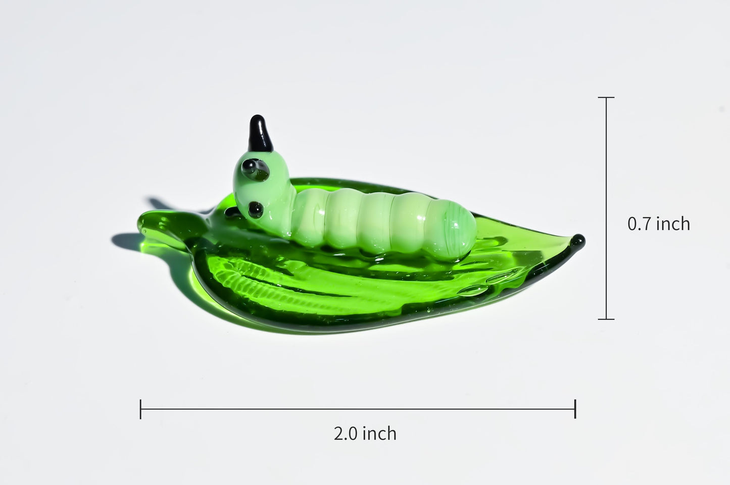 Handmade Glass Bug & Snail Figurine, Mini Glass Bug, Cute Desk Decor, Glass Animal Sculpture, Small Home Decoration,  Christmas Gift Idea