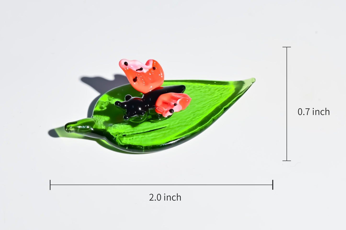 Handmade Glass Bug & Snail Figurine, Mini Glass Bug, Cute Desk Decor, Glass Animal Sculpture, Small Home Decoration,  Christmas Gift Idea